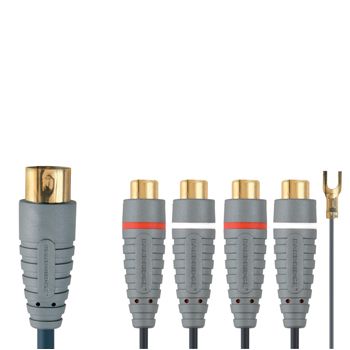 5 pin din to rca female